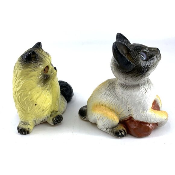 New Ray Novelty Cats Hollow Rubber Figure 3" Lot of 2 1990 - Picture 4 of 10